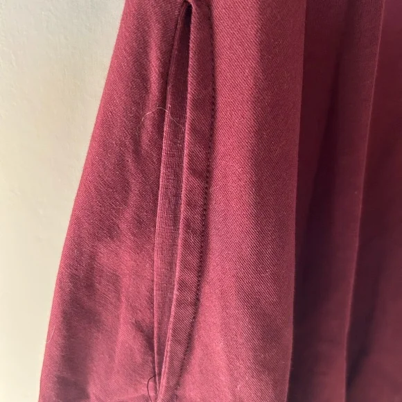 Pact Organic Cotton Burgundy Long Sleeve Dress - Picture 4 of 4